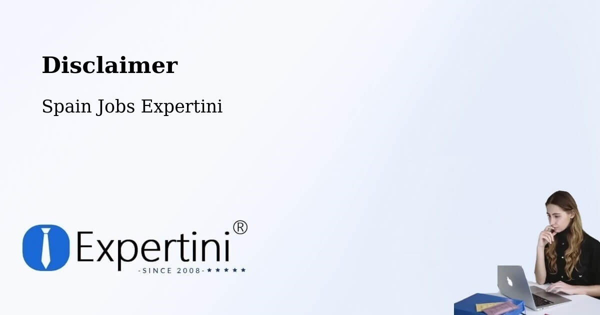 Disclaimer – Tomares - Spain Jobs Expertini